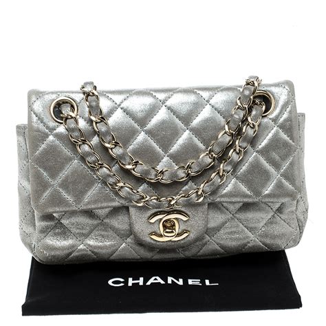 chanel handbag silver - vintage chanel bag for sale.